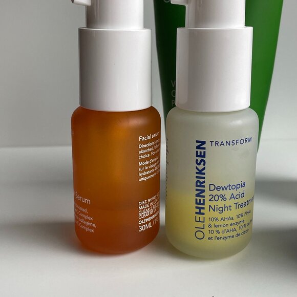 Ole Henriksen Mask, Peptide Moisturizer, Serum, Dewtopia & Scrub - Picture 2 of 6